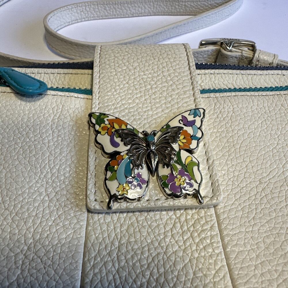 Brighton Belle Jardin Butterfly Crossbody Purse - Picture 2 of 13
